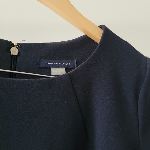Tommy Hilfiger Navy Blue Midi Dress - Picture 2 of 5